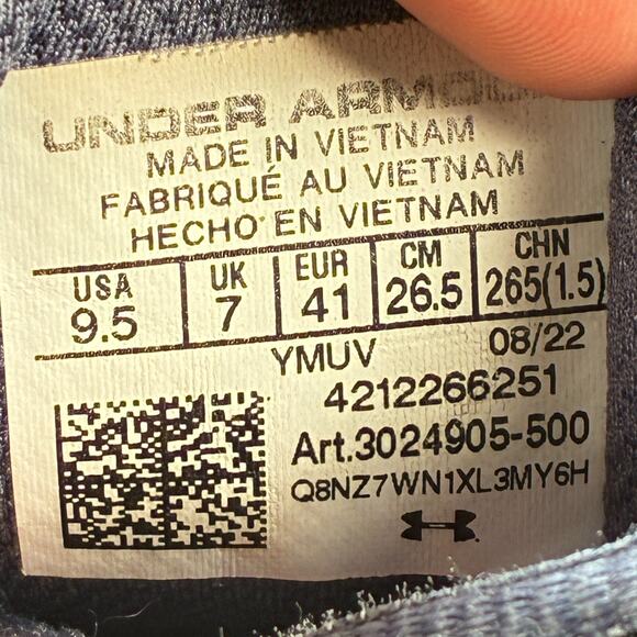 Under Armour UA HOVR Infinite 4 Neutral Grape Purple Running Shoe Women Size 9.5 - Picture 8 of 10